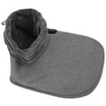 thumbnail image 5 of Calentador de pies eléctrico para hombres y mujeres, almohadilla calefactora de pies de grafeno USB de felpa suave de invierno para el hogar, gris, 5 of 5