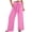 Hot Pink #812, variant on Bovemsi Casual Pants for Women Women's Linen Wide Leg Loose High Waist Beach Haren Pockets Casual Wide Leg Trousers (Available in Plus Size)