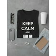 thumbnail image 3 of Keep Calm And Crtl Z T-Shirt Men -Image by Shutterstock, Male 3X-Large, 3 of 4