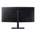 thumbnail image 4 of SAMSUNG 34” ViewFinity S6 Series 4K UHD High Resolution Monitor, IPS Panel, 100Hz, HDR 10, Height Adjustable Stand, LS34A650UBNXGO, Black, 4 of 5