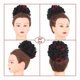 thumbnail image 5 of Bun Wig, Effortless Messy Bun Hair Piece for Women Quick Hair Accessory,Messy Bun Wig(Yellow white) Ref: 9737, 5 of 5