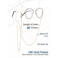 thumbnail image 6 of ChainsProMax Sunglasses Chains Eyeglass Gold Chain for Women Pearl Beaded Lanyard Chains, 6 of 8