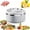 White, variant on Fruit and Vegetable Washing Machine, Titanium Electrolysis Fruit and Veggie Cleaning Machine, Waterproof Food Purifier for Fruits, Vegetables, Meat and Tableware
