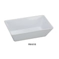 thumbnail image 1 of Yanco RM-618 Rome Rectangular Deep Plate, White - Pack of 6, 1 of 1