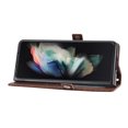 thumbnail image 3 of Case for Samsung Galaxy Z Fold 4 5G, Magnetic Matte Premium PU Leather Stand Flip Cover with Card Slots and Wallet, Shockproof and Full Body Protection Compatible with Z Fold 4 - Brown, 3 of 10