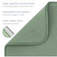 thumbnail image 3 of Alfombrilla para secar platos S&T INC. Microfibra absorbente, 40 x 45 cm, color verde salvia, 3 of 7