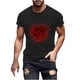 thumbnail image 1 of Camisetas de Manga Larga para Hombres, Camiseta de Manga Corta de Fitness de Impresión Del Día de San Valentín, Mezcla de Algodón Casual, 1 of 8