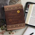thumbnail image 6 of HELLHERO Sunflower PU Leather Bible Cover, Large Capacity Zipper Bible Carrier with Handle, for Church Prayer and Daily Study, 6 of 12