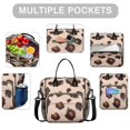thumbnail image 2 of Beige and Brown Of Leopard Print Womens Lunch Box for Work,Insulated Large Lunch Bag for Tween and Teen,Loncheras Para Mujer,Leakproof Adult Lunch Bag for Work,Beach,Travel,Picnic,Camping, 2 of 7