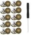 thumbnail image 1 of Lefu 10 PCS Metal Jeans Buttons 17mm Replacement No-Sew Screw Button Repair Kit DIY, 1 of 9