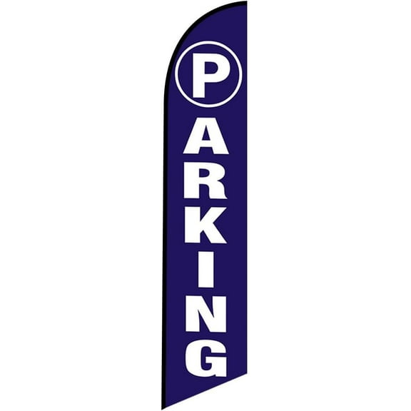 Parking Feather Banner Swooper Flag, Replacement Flag Only
