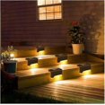 thumbnail image 4 of Solar Deck Lights LED Solar Step Light IP65 Waterproof Outdoor Garden Pathway Patio Stairs Fence Lamps (4 Pack), 4 of 4