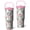 Pink Flat Flowers-1, variant on 30 Oz Tumbler Pale Pink Flowers Tumbler with Lid and Straw, Birthday Gift Cup for Friend Women Men Coffee Travel Mug Thanksgiving Day Halloween Christmas Gift Water Bottle