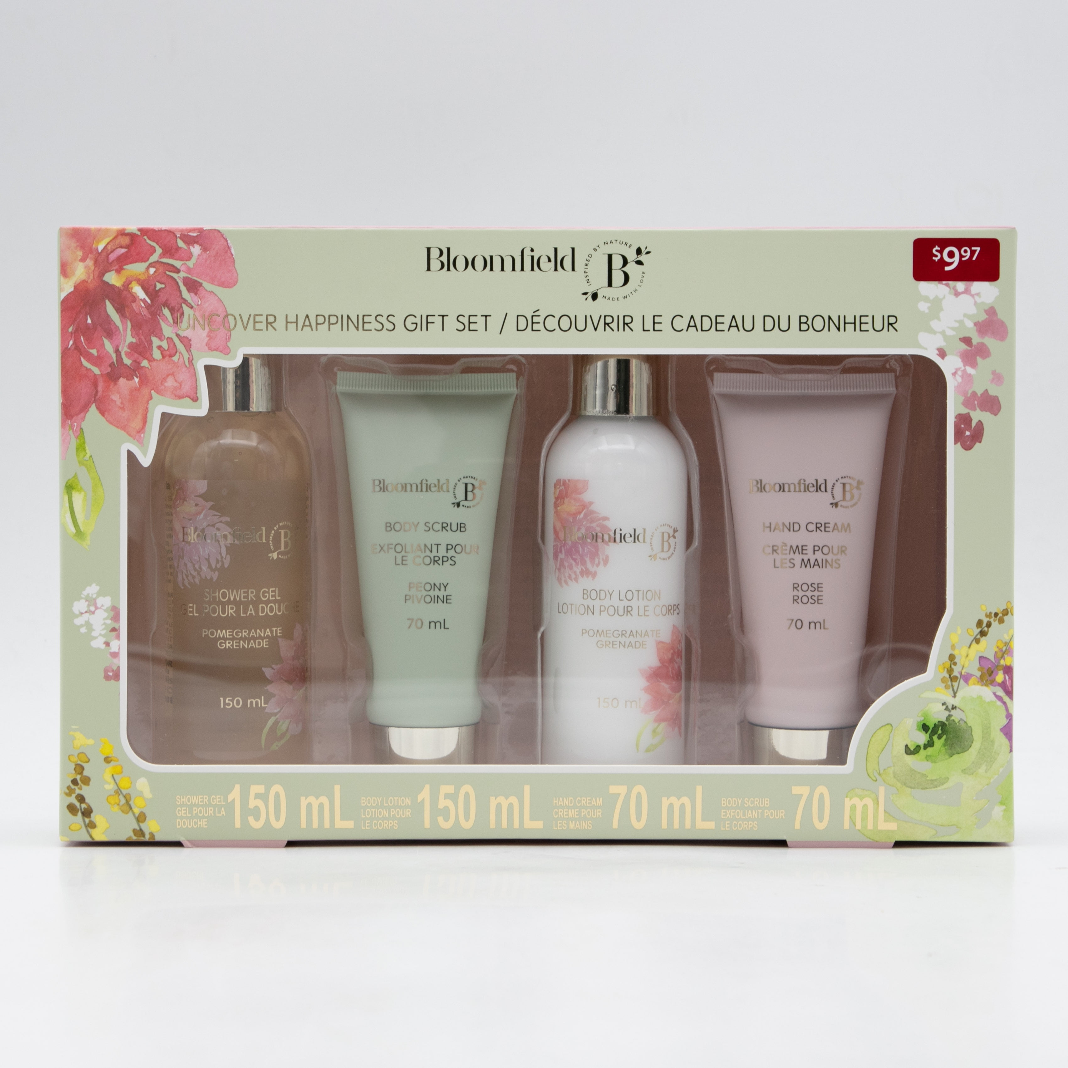 Bloomfield Uncover Happiness Gift Set, 4 Piece, Adult
