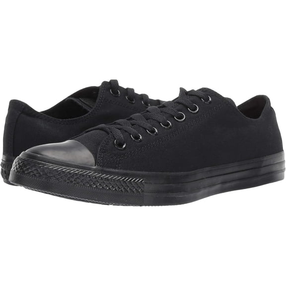 Converse Low Top Black Monochrome Size 7.5 Men/ 9.5 Women