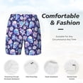 thumbnail image 5 of Lsque Mens Swim Trunks flower Skull starry sky Pattern - Bathing Suit Compression Liner - Beach Swim Shorts Swimwear - (S-3XL) - Stretch Quick Dry -Medium, 5 of 9