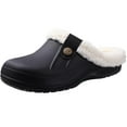 thumbnail image 1 of Zuecos con forro de piel para mujer y hombre, zapatos impermeables de Graden, zapatillas de invierno peludas, zapatos de dormitorio de felpa, zuecos de piel de moda para exteriores, 1 of 6