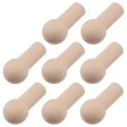 FUEENIRVA Dially Bamboo Peg Hangers, and Easy to Install - 8Pcs