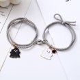 thumbnail image 5 of QHUDLV Halloween Ghost Bracelet – Cartoon Pendant – Braided Jewelry Gift, 5 of 9
