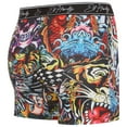thumbnail image 7 of Ed Hardy 3-Pack Mens Underwear Boxer Briefs - Breathable Performance Boxers for Men - Long Leg Mens Boxers - Dragon, Skulls, Tiger, X-Large, 7 of 7