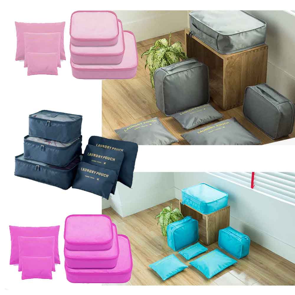 6 Set Packing Cubes for Travel Cubes 