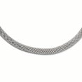 thumbnail image 1 of 925 Sterling Silver Onyx Mesh Necklace Pendant Charm, 1 of 5