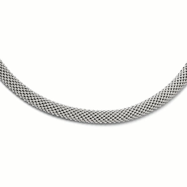 925 Sterling Silver Onyx Mesh Necklace Pendant Charm