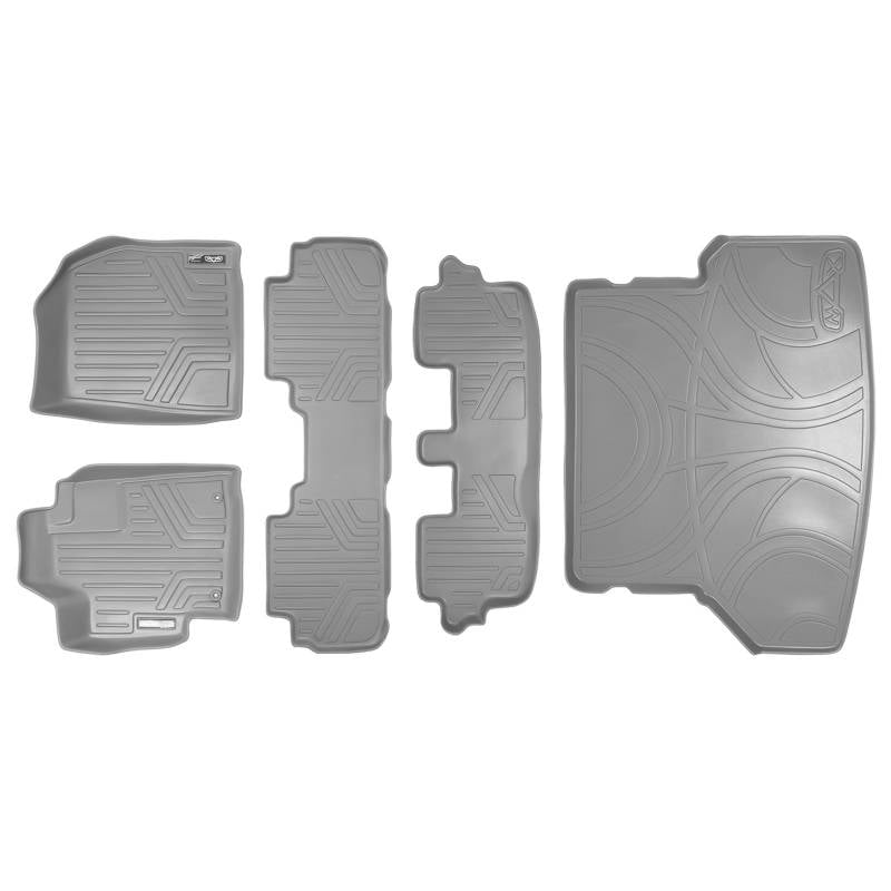 Maxliner 20082013 Toyota Highlander Floor Mats 3 Row Set Maxtray Cargo