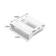 thumbnail image 3 of RKSTN Storage and Organization Hidden Plastic Storage Box Under Desk Drawer, Table Hidden Organizer Slide Out Large Storage Desktop Pencil Tray For Office Home School Kitchen Self-Adhesi Storage Bins, 3 of 6