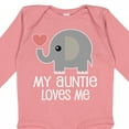 thumbnail image 4 of Inktastic My Auntie Loves Me Niece Boys or Girls Long Sleeve Baby Bodysuit, 4 of 5