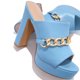 thumbnail image 4 of Sandalias de mujer Casual Super High Chunky Heel Metal Chain Slip On Sexy Fashion Shoes Wmkox8yii nm2168, 4 of 4