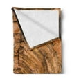 thumbnail image 2 of Vintage Soft Flannel Fleece Throw Blanket, Building Corridor with Wall in Angkor Thom in Siem Reap Cambodia, Cozy Plush for Indoor and Outdoor Use, 50" x 70", Beige, by Ambesonne, 2 of 5