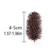 thumbnail image 3 of Adorno colgante navideño de piña de madera | Decoración navideña ligera e irrompible | Corona rústica de 10 x 5 x 3 cm | Ideal para árboles de Navidad, guirnaldas, fiestas y decoración del hogar, 3 of 6