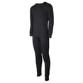 thumbnail image 2 of Men's Soft Fleece Warm Base Thermal Underwear Layer Top & Bottom Longewear set, 2 of 3
