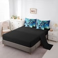 thumbnail image 5 of Erosebridal Teens Ice Hockey Gamer Twin Bedding Sets 7-Piece,Sport Graffiti Splash Bedding Comforter Set for Boys Girls,Black Reversible,Microfiber Bedroom Decor, 5 of 6