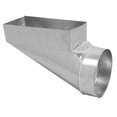 thumbnail image 1 of Bota recta con extremo central de acero galvanizado en plata imperial, 1 of 2