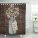 thumbnail image 1 of ABPHQTO Country Rustic Barn Wedding Wood Mason Jar Babys Cortina de ducha 150x180 cm, 1 of 1