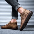thumbnail image 3 of Zapatos de hombre Zapatos de trabajo de corte bajo informales para exteriores británicos para hombre Zapatos Martin, 3 of 5