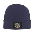 thumbnail image 2 of XMXT Winter Casual Beanie Hats for Men Women, Skull Knight Logo Unisex Adult Cap Warm Daily Knit Hat Skull Caps, Navy Blue, 2 of 9