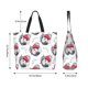 thumbnail image 5 of Disketp Cute Poodle Dog Bolsa Tote Estampada para Mujer, Bolso de Hombro y de Mano para Compras y Viajes, 5 of 8
