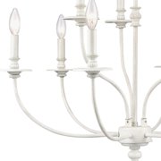 Elk Home 29-Inch Wide Hartford Chandelier, Traditional-Farmhouse White