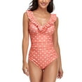 thumbnail image 2 of Eashery Swimsuit Women One Piece Plus Size One Piece Swimsuit Ladies Swimsuits Pink M, 2 of 5