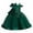 Dark Green, variant on Huowey Little Girls' Off Shoulder Bow Evening Gown Princess Pageant Dress For Birthday Parties & Stage Performances