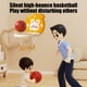 thumbnail image 5 of Juego de aro de baloncesto plegable para interior | Juego de baloncesto infantil de altura ajustable | Equipo portátil de juego y entrenamiento en casa con pelota silenciosa, 5 of 6