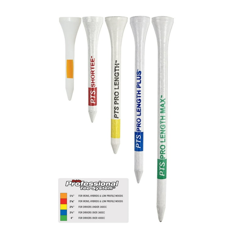 PrideSports Professional Tee System 3-1/4", White, 45 Count photo 4