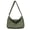 Green, variant on Large Vintage Washed Canvas Shoulder Crossbody Bag, Black