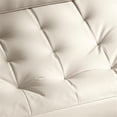 thumbnail image 6 of Pemberly Row 70" Square Arm Modern Fabric Standard Sofa in White, 6 of 7