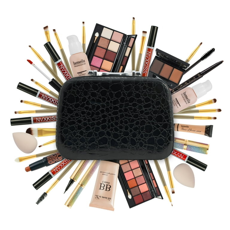 MAQuillAGE セット Miss Rose All-in-One Makeup Kit with 14-Color Eyeshadow Palette