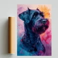 thumbnail image 2 of Black Russian Terrier Dog Wall Art Black Russian Terrier Picture Poster Print Funny Colorful Animal Pop Artwork for Living Room Bedroom Bathroom Home Decor, 2 of 6