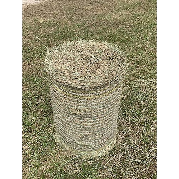Premium, 100 Natural Coastal Bermuda HAY ROLL (Approximately 30lb) for Erosion Control, Mulch, Compost, Animal Bedding, ETC.